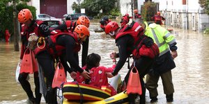 πλημμύρες στη Γαλλία/Φωτογραφία: AP