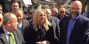 Η Φώφη Γεννηματά περιοδεύει στα Γρεβενά