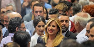 Η Φώφη Γεννηματά για την ηλεκτρονική ψηφοφορία - Φωτογραφία αρχείου: Nikolas Giakoumidis / SOOC