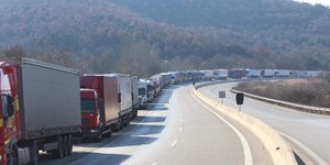 Απαγόρευση κυκλοφορίας φορτηγών αυτοκινήτων/Φωτογραφία: Eurokinissi