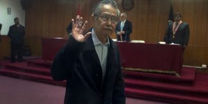 Ο πρώην πρόεδρος του Περού Αλμπέρτο Φουχιμόρι (Φωτογραφία: AP Photo/Martin Mejia)