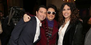 Μάριος Φραγκούλης-Άλκηστις Πρωτοψάλτη-Ελευθερία Αρβανιτάκη. Φωτογραφία: NDP photo agency