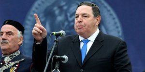 Ο Φράγκος Φραγκούλης μιλά στο συλλαλητήριο για τη Μακεδονία στη Θεσσαλονίκη-Φωτογραφίες: Intimenews/ΣΙΑΡΡΗΣ ΧΡΗΣΤΟΣ