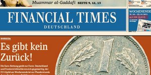 FT Deutschland:εάν η Ελλάδα αποτύχει