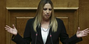Επίθεση σε Τσίπρα και Μητσοτάκη εξαπέλυσε η Φώφη Γεννηματά / Φωτογραφία: INTIMENEWS/ΤΖΑΜΑΡΟΣ ΠΑΝΑΓΙΩΤΗΣ