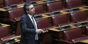 Ο Αριστείδης Φωκάς στη Βουλή