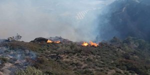 Φωτιά στην Ιεράπετρα (Φωτο: radiolasithi.gr)