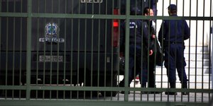 Οι πρώτες ημέρες τους στις φυλακές Γρεβενών / Φωτογραφία: EUROKINISSI