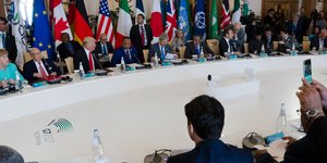 Από την περσινή συνάντηση της ομάδας των G7 στην Ταορμίνα της Ιταλίας/Φωτογραφία: AP