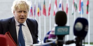 Ο Μπόρις Τζόνσον (Φωτογραφία: AP/ Virginia Mayo)