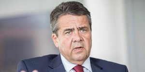 Ο Γερμανός υπ. Εξωτερικών Ζίγκμπαρ Γκάμπριελ/ Φωτογραφία: Michael Kappeler/AP