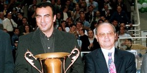 Νίκος Γκάλης και Θανάσης Γιαννακόπουλος /Φωτογραφία: EUROKINISSI