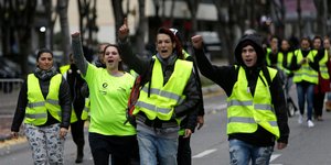 Από τις συγκεντρώσεις διαμαρτυρίας που έγιναν χθες στη Γαλλία/Φωτογραφία: ΑΡ