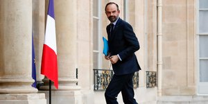 Ο Εντουάρ Φιλίπ (Φωτογραφία: AP Photo/Thibault Camus)