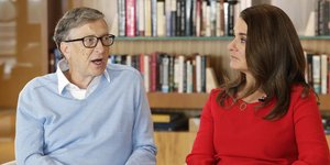 Ο Μπιλ και η Μελίντα Γκέιτς (Φωτογραφία: AP/ Ted S. Warren)