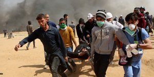 Συνεχίζονται τα βίαια επεισόδια στη Λωρίδα της Γάζας/ Φωτογραφία: AP