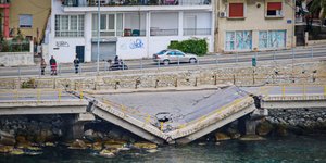 κατάρρευση γέφυρας/Φωτογραφία: Eurokinissi