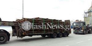 Εφτασαν στα Χανιά οι πρώτες γέφυρες του στρατού