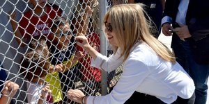 Τη Μόρια επισκέφθηκε η Φώφη Γεννηματά / Φωτογραφία: ΑΠΕ