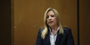Επίθεση Γεννηματά στην κυβέρνηση για την επιδρομή Ρουβίκωνα στη γαλλική πρεσβεία/Φωτογραφία: Eurokinissi