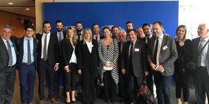 Η Φώφη Γεννηματά στη συνεδρίαση της Κοινοβουλευτικής Ομάδας των Σοσιαλιστών και Δημοκρατών στις Βρυξέλλες