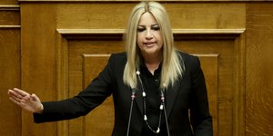 Η Φώφη Γεννηματά/ Φωτογραφία: EUROKINISSI- ΓΙΑΝΝΗΣ ΠΑΝΑΓΟΠΟΥΛΟΣ