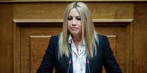 Η Φώφη Γεννηματά/ Φωτογραφία: EUROKINISSI- ΓΙΩΡΓΟΣ ΚΟΝΤΑΡΙΝΗΣ