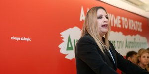 Η Φώφη Γεννηματά/ Φωτογραφία intime news