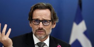 Γενς Πλέντερ/ Φωτογραφία: Eurokinissi