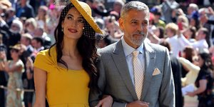 Ο Τζορτζ και η Αμάλ Κλούνεϊ. Φωτογραφία: AP