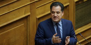 Ο Αδωνις Γεωργιάδης/ Φωτογραφία: EUROKINISSI- ΓΙΑΝΝΗΣ ΠΑΝΑΓΟΠΟΥΛΟΣ