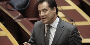 Ο Αδωνις Γεωργιάδης (Φωτογραφία: EUROKINISSI /ΓΙΩΡΓΟΣ ΚΟΝΤΑΡΙΝΗΣ) 