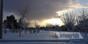 Χιονισμένο τοπίο στον Γέρακα / Φωτογραφία: Βασιλεία Πουλοπούλου 