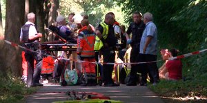 Aπό το σημείο της επίθεσης/Φωτογραφία: ΑΡ