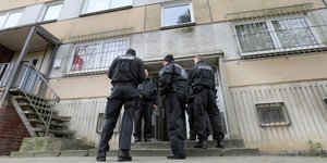 Η αστυνομία έκανε έφοδο τα χαράματα στο κρησφύγετο των τριών Ιρακινών (Φωτογραφία αρχείου: Bernd Wuestneck/dpa via AP)