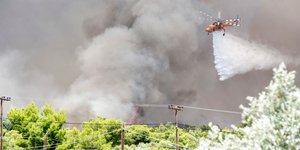 Φωτιά Αττική/ Φωτογραφία intime news