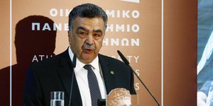 Ο Εμμανουήλ Γιακουμάκης/ Φωτογραφία: ΑΠΕ-ΜΠΕ- ΑΛΕΞΑΝΔΡΟΣ ΒΛΑΧΟΣ