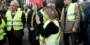 κίτρινα γιλέκα/Φωτογραφία: Eurokinissi