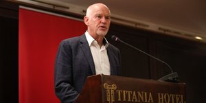 Ο Γιώργος Παπανδρέου σε πρόσφατη ομιλία του / Φωτογραφία: EUROKINISSI