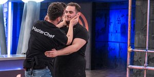 Χρήστος Γλωσσίδης & Σάββας Ληχανίδης (Φωτογραφία: Facebook @MasterChef GR)