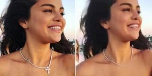 Η φωτογραφία της Selena Gomez πριν και μετά το ρετουσάρισμα (Φωτογραφία: Cumhuriyet) 