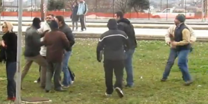 Αντί για σέντρες και κεφαλιές έπεσαν κλωτσιές και μπουνιές στα Γιάννενα [βίντεο]