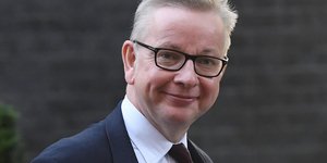 Ο Μάικλ Γκόουβ/ Φωτογραφία: ΑΠΕ/ EPA- FACUNDO ARRIZABALAGA