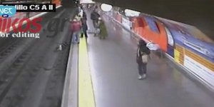 Γυναίκα έπεσε στις ράγες του μετρό στην Ισπανία! [Βίντεο]
