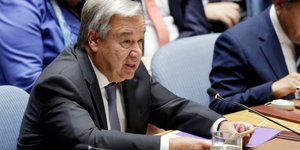 Αντόνιο Γκουτέρες (Φωτογραφία: AP Photo/Richard Drew)