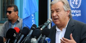 Ο Γενικός Γραμματέας των Ηνωμένων Εθνών Αντόνιο Γκουτέρες/ Φωτογραφία: Adel Hana/ AP