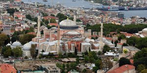 Η Αγία Σοφία στην Κωνσταντινούπολη (Φωτογραφία αρχείου: ΑΡ)