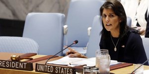 Η Νίκι Χέιλι (Φωτογραφία: AP/ Richard Drew)