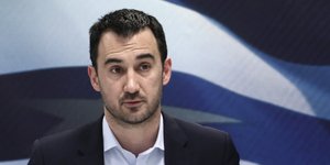 Ο Αλέξης Χαρίτσης/ Φωτογραφία intime
