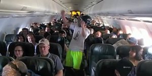Επικίνδυνο Harlem Shake εν ώρα πτήσης στις ΗΠΑ [βίντεο]